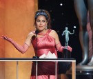 SAG Awards 2022:  Here's Why Salma Hayek Was Stranded With Fran Drescher in the Bathroom of the Awards Show