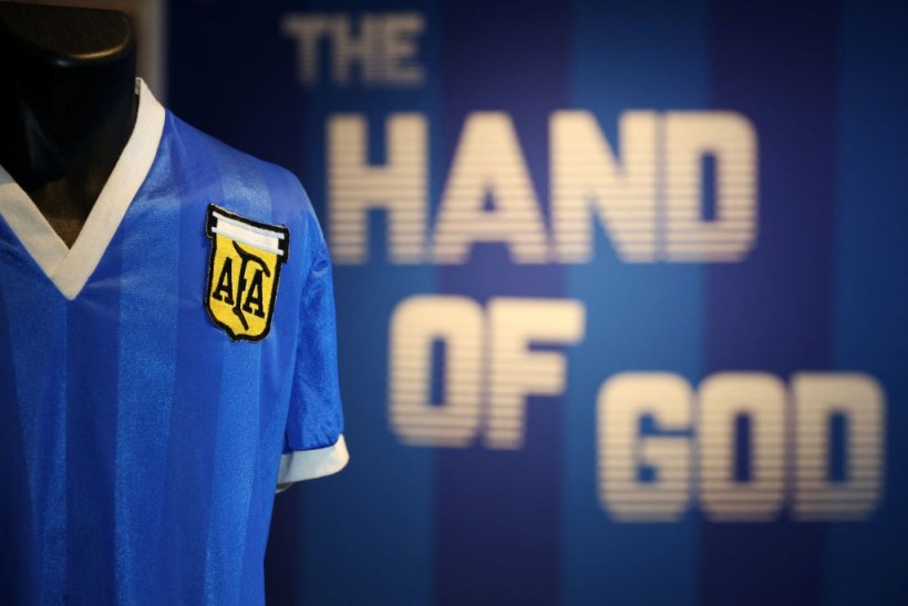 Argentina: Diego Maradona's 'Hand of God' Jersey Fetches Crazy $9 Million Price at Auction