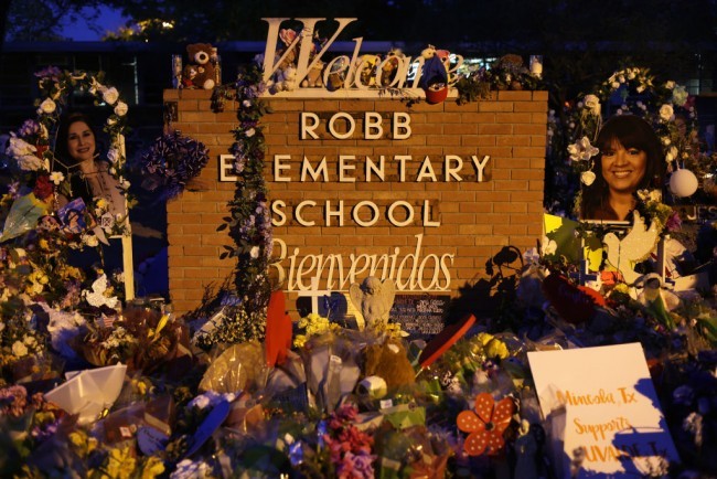 Texas School Shooting: Hallway Footage Reveals Cops Running Away From Gunshots