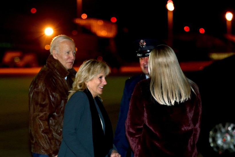 Joe Biden, Jill Biden, Hunter Biden, and Baby Beau Arrive in Nantucket for Thanksgiving; President Says Family to Discuss 2nd White House Bid