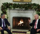 Joe Biden Meets Ecuador President Guillermo Lasso at the White House  