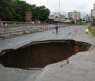 Peru Sinkhole Swallows 25 Students on the Dance Floor  