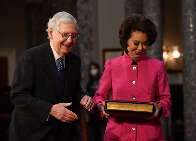 Elaine Chao, Mitch McConnell's Wife, Fires Back at Donald Trump's Racist Attacks