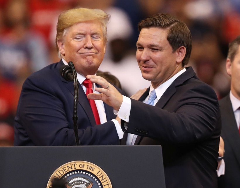 Donald Trump Alleges Florida Gov. Ron DeSantis of Partying With High School Girls