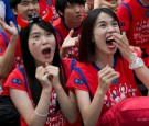 South Korean Fans Watch South Korea v Russia 2014 FIFA World Cup Game