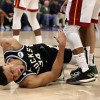 Giannis Antetokounmpo Pulled Out of Bucks vs. Heat Game Due to Injury  