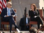  U.S. President Joe Biden (L) and Vice President Kamala Harris