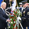 Joe Biden Celebrates Memorial Day Honoring Fallen Soldiers at Arlington National Cemetery  