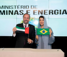 (WAM) - UAE Minister of State for International Cooperation, HE Reem Al Hashimy and Brazilian Minister of Mines and Energy, Alexandre Silveira during the official visit in June