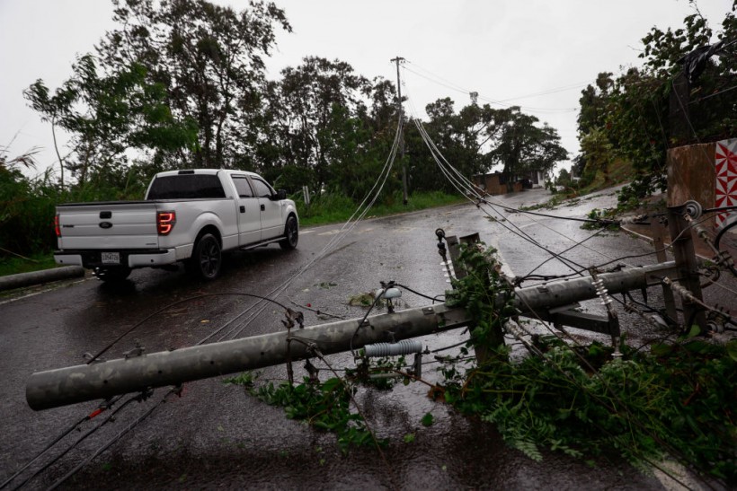  Puerto Rico Hit By Tornado; Trees and Power Lines Downed