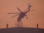 Helicopter Responding to Brush Fire in Riverside County Crashes  