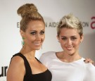 Miley Cyrus Attends as Maid of Honor at Mom's Wedding  