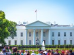 pennsylvania avenue northwest, dc, usa and white house in Washington, United States