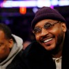 Ex-New York Knicks player Carmelo Anthony attends a recent at Madison Square Garden on Jan. 17, 2024