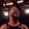 Knicks guard Jalen Brunson feeling it during New York's 38-point blowout of Denver Nuggets at home