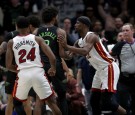 Jimmy Butler, Nikola Nikola Jović Among 5 Players Suspended by NBA Following Heat-Pelicans Fight 