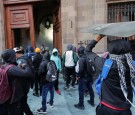 Mexico Students Tried To Storm Presidential Palace, Rammed Truck Into Palace Doors in Protest