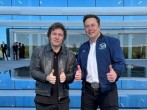 Argentina President Javier Milei Meets Elon Musk in Texas 