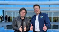 Argentina President Javier Milei Meets Elon Musk in Texas 