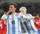 Paulo Dybala celebrates after scoring