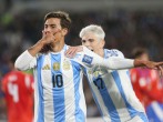 Paulo Dybala celebrates after scoring