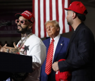 Anuel AA and Donald Trump