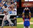 Yoenis Céspedes, second from left, looks to defend his title as Home Run Derby champion