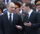 Prime Minister Medvedev and President Putin 