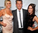 Yolanda Hadid, musician/music producer David Foster, and Bella Hadid