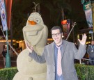 Josh Gad Visits Disneyland