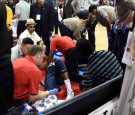 Paul George's Leg Broken 