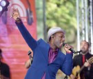 Aloe Blacc performs on NBC's 'Today' at the NBC's TODAY Show on August 1, 2014 in New York, New York. 