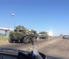 Russian APC's Close to Ukrainian Border