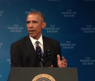 U.S. President Barack Obama on Tuesday spoke on his executive actions on VA reform.