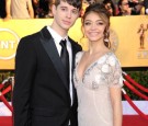 Matt-Prokop-and-actress-Sarah-Hyland-arrive-at-the-18th-Annual-Screen-Actors-Guild-Awards