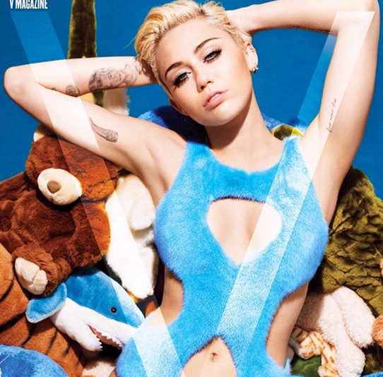 Miley Cyrus Naked And Topless Pics Singer Goes Nude For V