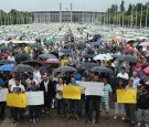 German taxi drivers protest ride share apps like Wundercar and Uber claiming it creates unfair competition and undermines their livelihood