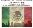 Mexican Independence Day event organized by the Consulate General of Mexico in New York