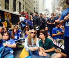 #FloodWallStreet protesters occupying Broadway, Monday, Sept. 22, 2014