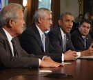 Obama Meets With Leaders Of Honduras, Guatemala And El Salvador At White House