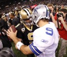 Quarterbacks Tony Romo and Drew Brees