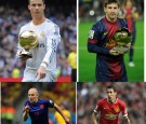 Will Christiano Ronaldo, Lionel Messi, Arjen Robben, or Angel Di Maria Win Ballon d'Or in 2014?