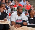 Chris Bosh, Dwyane Wade and Mario Chalmers