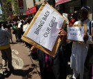 Rally Held For Missing Schoolgirls Outside Permanent Mission of Nigeria To The U.N