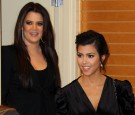 Khloe and Kourtney Kardashian