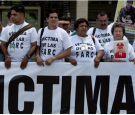 Victims of FARC During Protest Earlier this Year