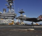 F-35C Lands on USS Nimitz