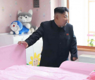 Kim Jong-un Photobombed by Naughty Toys