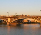 The Puente de Triana Bridge in Spain seville