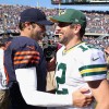 Chicago Bears Quarterback Jay Cutler and Green Bay Packers Quarterback Aaron Rodgers